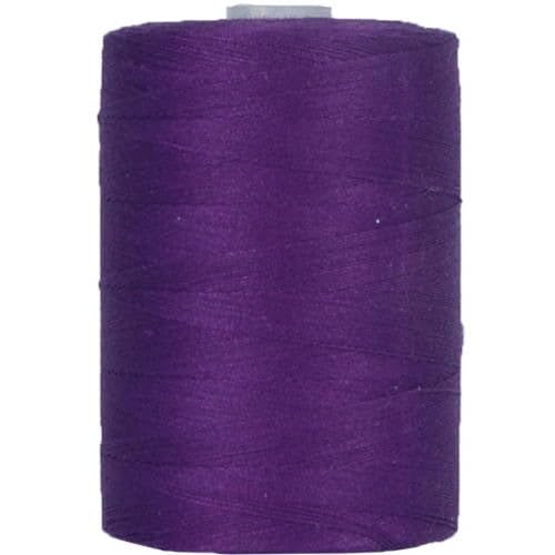Image of ThreadArt Cotton Quilting Thread, 1000M 50 /3, Purple 1135 | Long staple cotton thread for quilting, sewing and serging. Low-lint, smooth thread for clean stitches and strong seams.
