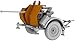 IBG PB72076 1/72 German Army 0.8 inch (2 cm), Flak38 Anti-Air Gun with Trailer, Set of 2