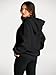 AUTOMET Hoodies for Women Oversized Sweatshirts Fall Fashion Outfits 2025 Pullover Fleece Casual Sweaters Winter Y2k Clothes Black XL