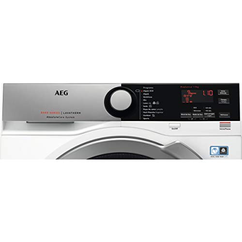 AEG-T8DEE942-Secadora-con-Bomba-de-Calor-de-Libre-Instalacion-9-Kg-Serie-8000-Motor-Inverter-8-Ciclos-de-Secado-Luz-interior-Display-LCD-XL-Puerta-XL-Plateada-Blanca-A