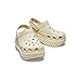 Crocs Mega Crush Clog - Unisex Clogs - Thermoplastic Upper - Adjustable Ankle-Sling - Flexible - Rubber Tread Bone Men's 6, Women's 8 Medium