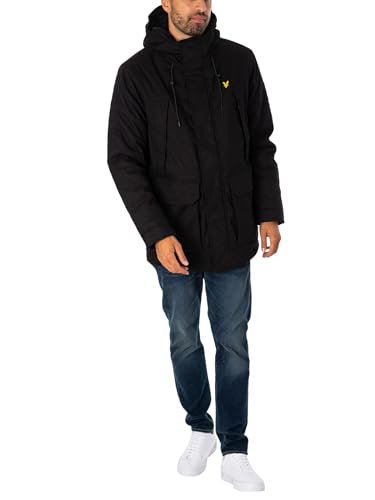 Lyle & Scott Microfleece Parka Jet Black XS - Image 7