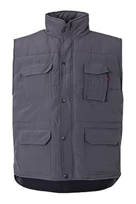 VELILLA 108; Chaleco acolchado multibolsillos; Color Gris; Talla M | Ya disponible en tu tienda friki favorita! En mundofriki.es!