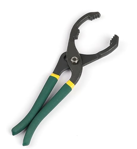 Zbozzba Pinza per filtro dell'olio, strumento di rimozione del filtro dell'olio, 24 cm, chiave per filtro dell'olio, per moto, auto, da Ø 40 mm a Ø 150 mm