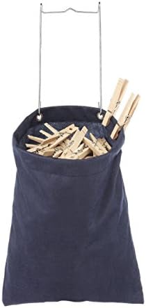 Whitmor Hanging Clothespin Bag Navy image 4