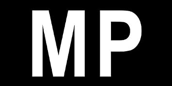 Black Armband Style MP Sticker Army Military Police Logo 3 x 6 inch