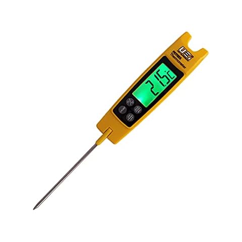 UEi PDT655 Differential Temperature Folding Pocket Thermometer, HVAC Digital Thermometer with Backlit Display and Magnetic Mount, Measures -58 to 572°F Cover