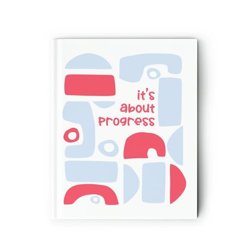 Image of PAPBOO Progress Hardbound Hardcover Notebook Diary, (22 X 17.5 cm, 80 GSM, 140 Single Ruled Pages) Journal, Gift