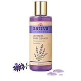 Sattva Ayurveda Lavendel Duschgel – Vegane Naturkosmetik mit ätherischem Lavendelöl & ayurvedischen Kräutern – Sanfte Reinigung, Mikrobiom-Schutz & beruhigender Duft – 210 ml