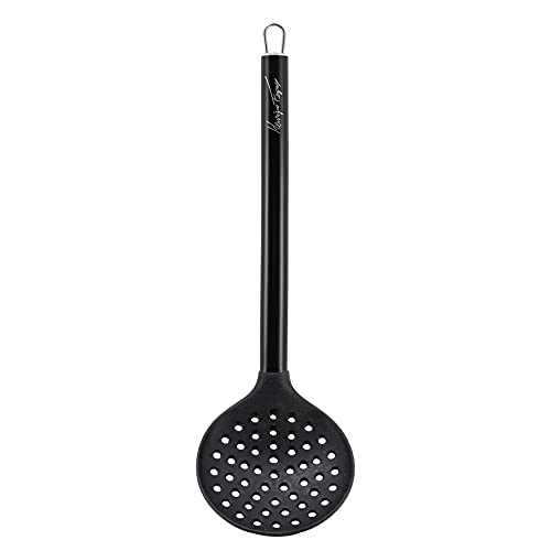 Yangzi Linha Fogaça, Escumadeira Silicone Com Cabo Inox, 34 x 10 cm