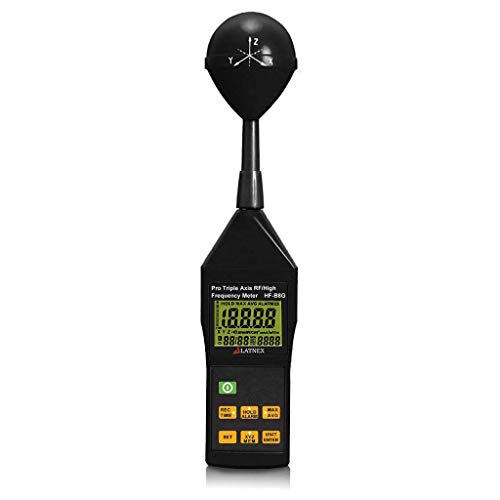 RF EMF Meter HF-B8G High Frequency 10Mhz-8Ghz. Measures Wide-Range Radiation Levels from Cell