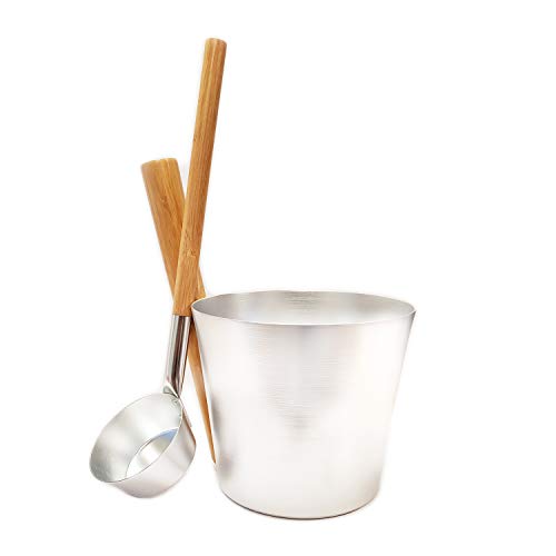 The Sauna Place Natural Aluminum & Bamboo Sauna Bucket and Ladle Set (1.5 Gal) Replacement part