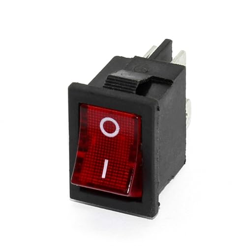 Interrupteur à bascule KCD1 mini commutateur de rechange 10A 250V avec témoin LED