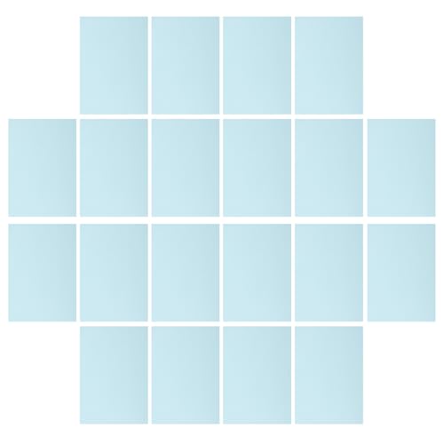 Healeved 100 Hojas Hojas de Papel A4 de Color Azul para Manualidades y Proyectos Escolares, Fácil de Cortar, Adecuado para Impresión y Manualidades DIY