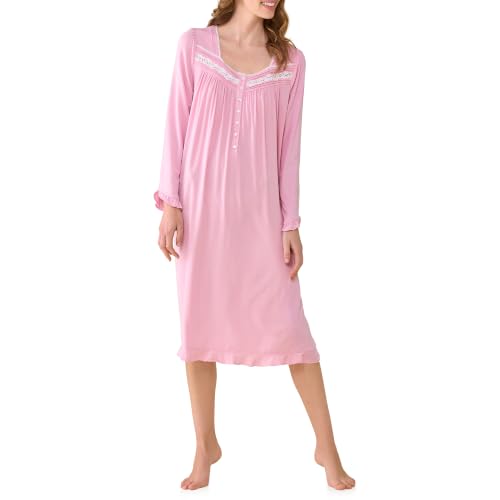 Image of Eileen West Womens Modal Jersey Knit Collection Nightgowns - Soft, Lightweight & Breathable Sleepwear & Loungewear for Women