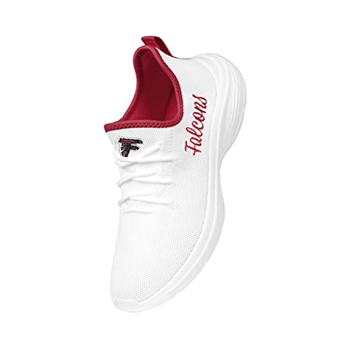 Image of FOCO NFL Womens NFL Team Logo White Athletic Shoes Sneakers