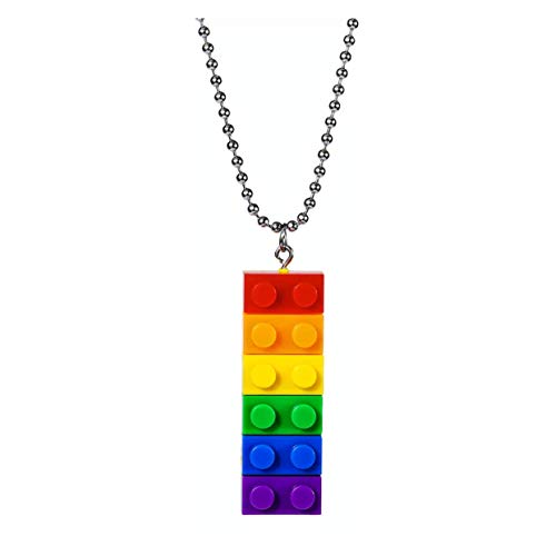 Mall of Style Rainbow Necklace for Women - Pride Jewelry for Men - Gay Accessories (Rainbow Necklace)