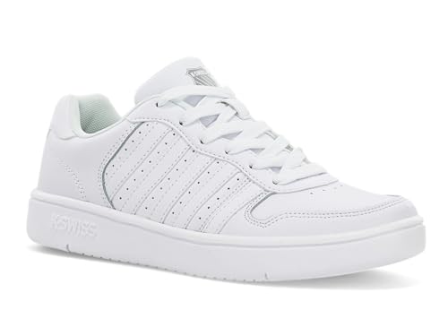 K-Swiss Court Palisades Herren Turnschuh, White Gray, 42.5 EU – Ansicht 3
