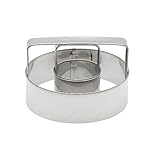 Mrs. Anderson’s Baking Donut Cutter with Handle, Stainless Steel, 3-Inches x 3-Inches