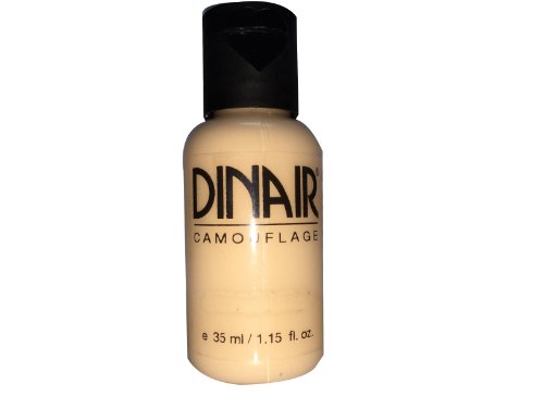 DINAIR PARAMEDICAL MAKEUP - COVER ACNE, ROSACEA, SCARS, PSORIASIS, TATTOO, FACELIFT - GOLDEN TAN - 1.15 oz.