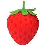 Strawberry Squishy, Realistic Strawberry Stress Ball, Squeezable Toy Fruit Ball (1)