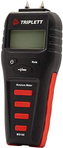 Image of Triplett Pin Moisture Meter for Wood and Building Materials with Audible Indicator (MS100)