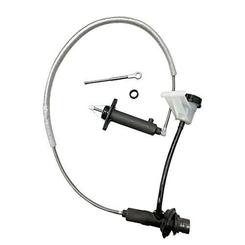 Clutch Master + Slave Cylinder Assembly Compatible with Dodge Ram 2500 3500 Pickup 1994-1997 Replace for 52087600 D701104 DBFAJL608A CRS016