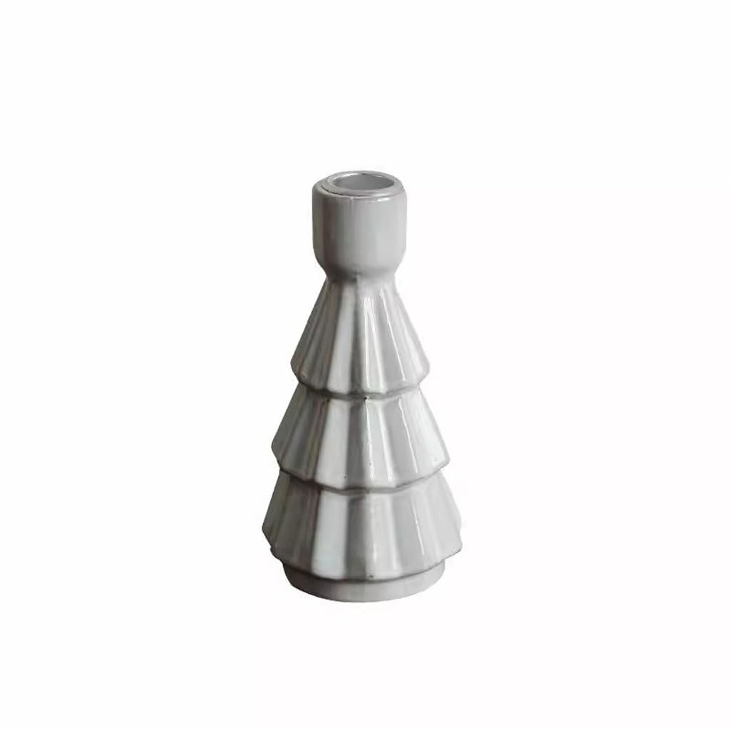 Eines A Candlestick Holders Nordic Creative Christmas Tree Shape Ceramic Candlestick Retro Home Dining Table Candle Holder Candlesticks Holders For Home Decor