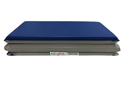 KinderMat, 3/4" Thick Toddler Rest Mat, 4-Section Rest Mat, 46" x 21" x