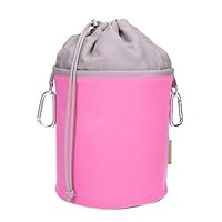 Sacchetto Per Mollette Da Bucato Extra Large - Tela Resistente Con 2 Moschettoni, Rosa, Fino A 200 Mollette - Foto 3