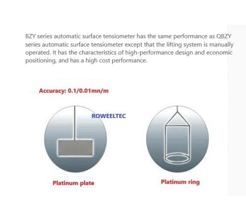 Automatic Surface Interfacial Tensiometer BZY-103 Platinum Plate & Ring Method
