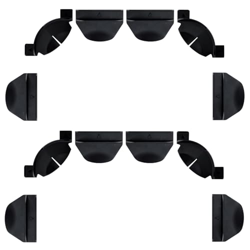 Halterungs-Set für Philips Hue Play Gradient Light Strip, Hue Light Strip Brackets Kit, passend für 139,7 cm 165,1 cm 190,5 cm Philips, langlebige LED-Streifen-Befestigungsclips Halter für flache oder