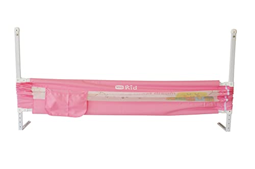 Image of VIC Kid Adjustable Baby Bedrail Guard Bed Fence (1.8 M, Pink Elephant)