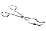 8 Inches Crucible Tongs Stainless Steel Professional Grade Crucible SS Casting Tool Lab Tongs