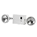 Sure-Lites LM1 6-Volt Commercial Steel Emergency Light with 5.4-Watt Incandescent Lamps, White
