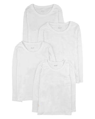 Opiniones y reviews de Camisetas y tops para Niña favoritos de las personas. 49 Baby Creysi Paquete 4 Camisetas Manga Corta Niña 12 Años Blanco Algodón Ideal Para Tu Día a Día