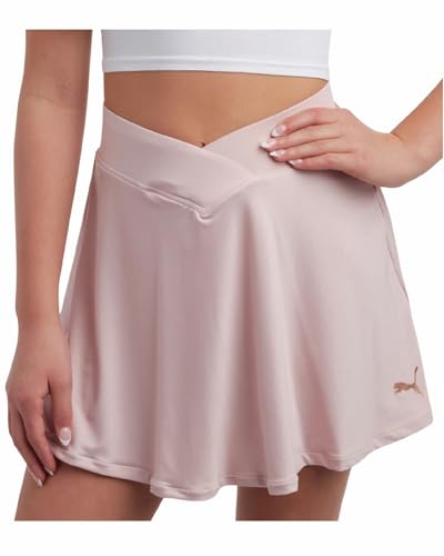 Recopilación de Ropa de Golf para Niña Top 10. 47 PUMA - Falda atlética para niñas, con pantalones cortos, para practicar golf, tenis, para niñas (S-XL), Rosa/Heather/White, Medium