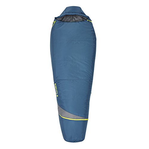 Kelty Tuck 22F Degree Mummy Sleeping Bag – 3 Season Ultralight Sleeping Bag with Thermal Pocket Hood, Zippered Opening in Footbox. Lightweight Traveling Backpacking Tent/Hammock Camping Sleep System – Stuff Sack Included