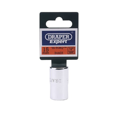 Draper34396 Expert 14Mm 1/2" Square Drive Bi-Hexagon Hi-Torq Socket