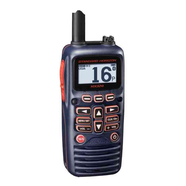 Standard Horizon HX320E VHF Radio, Blue - Image 2