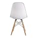 Comfortableplus Juego de 4 sillas de Comedor Retro Asiento de plástico y...