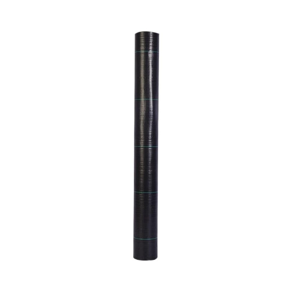Barrera contra malezas Transpirable 1 tapete de jardinería Polipropileno Negro for Control malezas, Cubierta Vegetal for huertos agrícolas(8 * 1M)