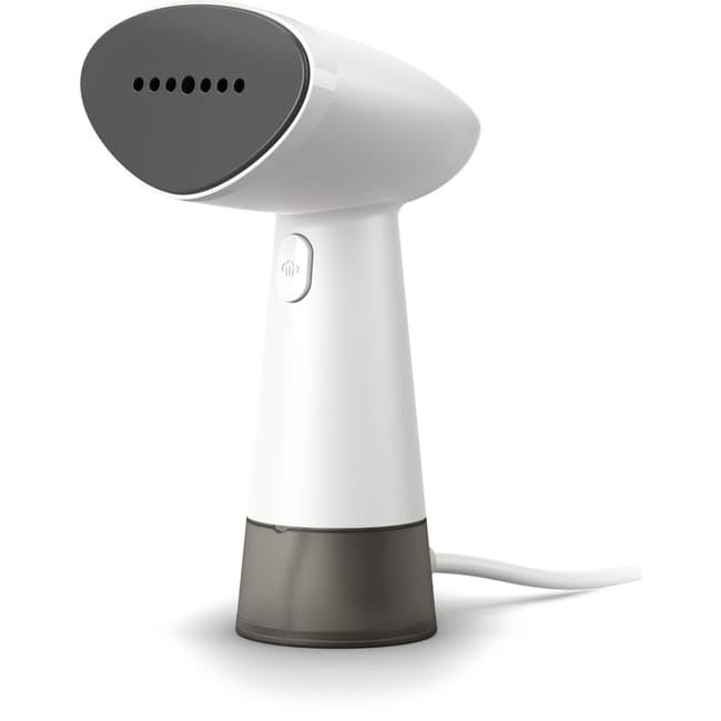 Philips STH1010/10 - Vaporizador de mano serie 1000, 35 segundos, tiempo de calentamiento, diseño ligero y compacto, guante resistente al calor, tanque de agua de 85 ml, blanco