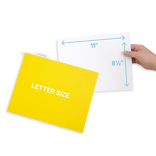 Dossier suspendu jaune format lettre pour classer efficacement vos documents administratifs maison - 4