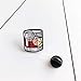 Flairs New York Foodies and Floral Theme Enamel Lapel Pin Brooch Badge (Pack of 1 Pin, Whiskey On the Rocks)