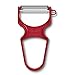 Price comparison product image Victorinox Rapid Tomato Peeler, Potato Peeler, Kitchen Utensils, Professional, Serrated Edge Double, Dishwasher Safe, Red
