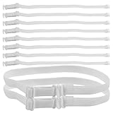 TEHAUX 10 Stück Teiliges Verstellbare für Vorgebundene Fliegen Elastische Schleifenbänder mit Schnalle Bequemes Accessoire für Anzug und Festliche Anlässe