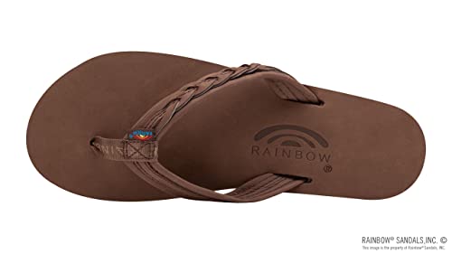 Rainbow Sandals Madison - Single Layer Arch Support with a Braid on a 3/4" Medium Strap3