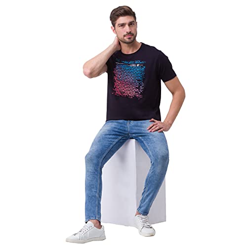 Image of Spykar Men's Mid Rise Tapered Fit Jeans