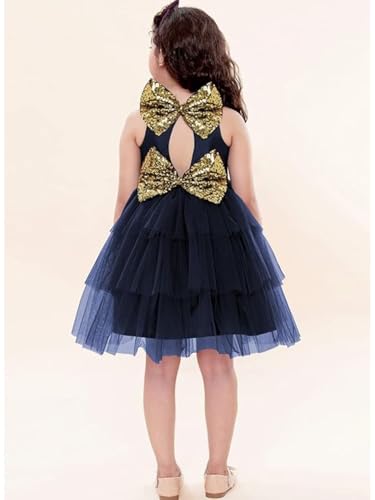 Image of A.T.U.N. (ALL THINGS UBER NICE) Girl's Cotton A-Line Above The Knee Dress